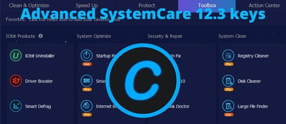 Advanced system care 12.3