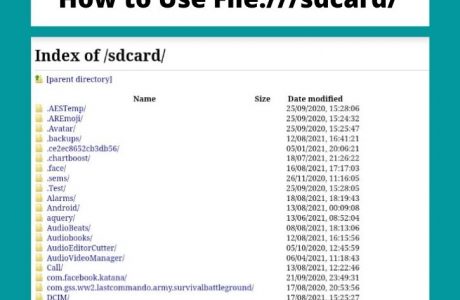 How to Use File sdcard