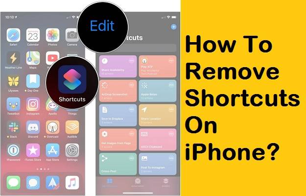 Remove Shortcuts On iPhone