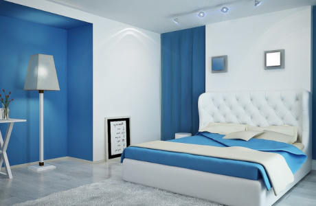 The two colour combination for bedroom