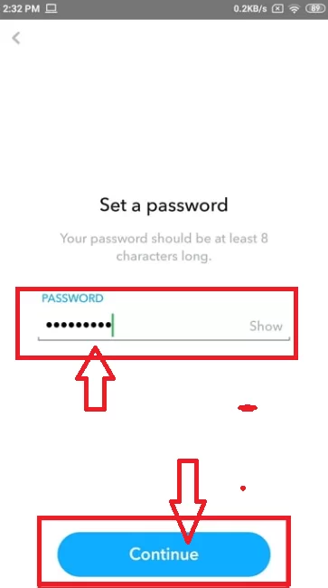 Select a password
