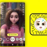 Send a Snap with the cartoon face lens