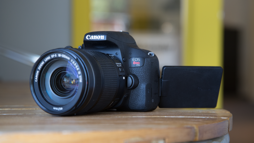 Canon EOS Rebel T7i camera