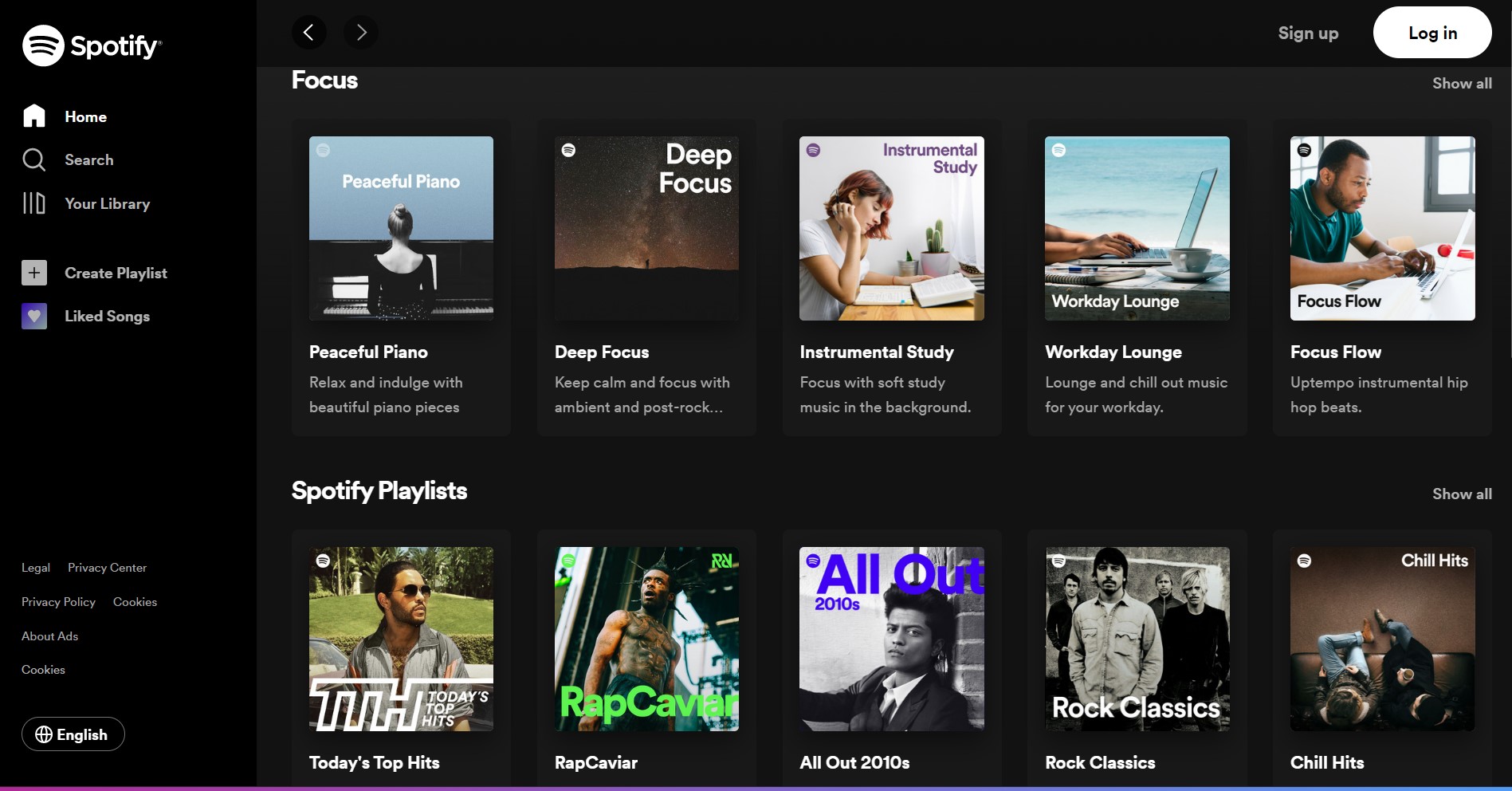 Spotify Web Player