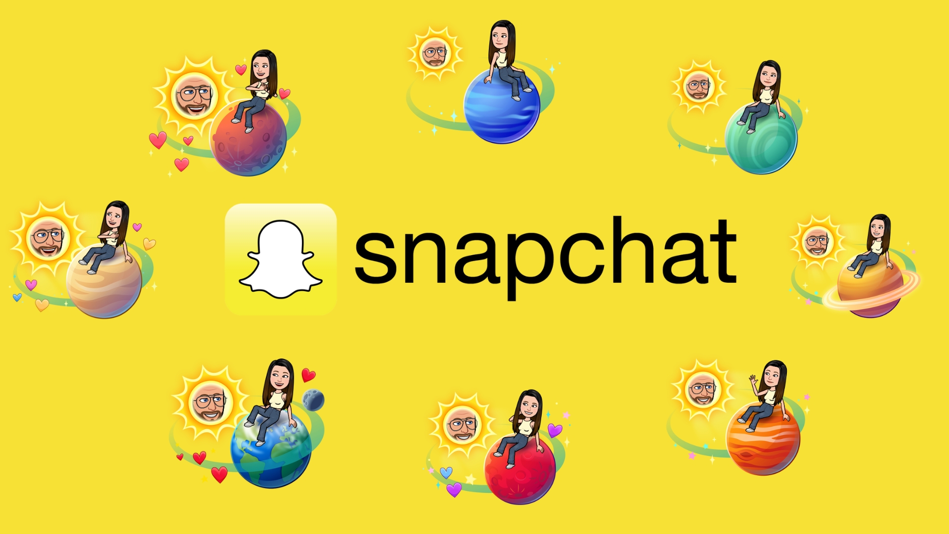 Snapchat Planets 