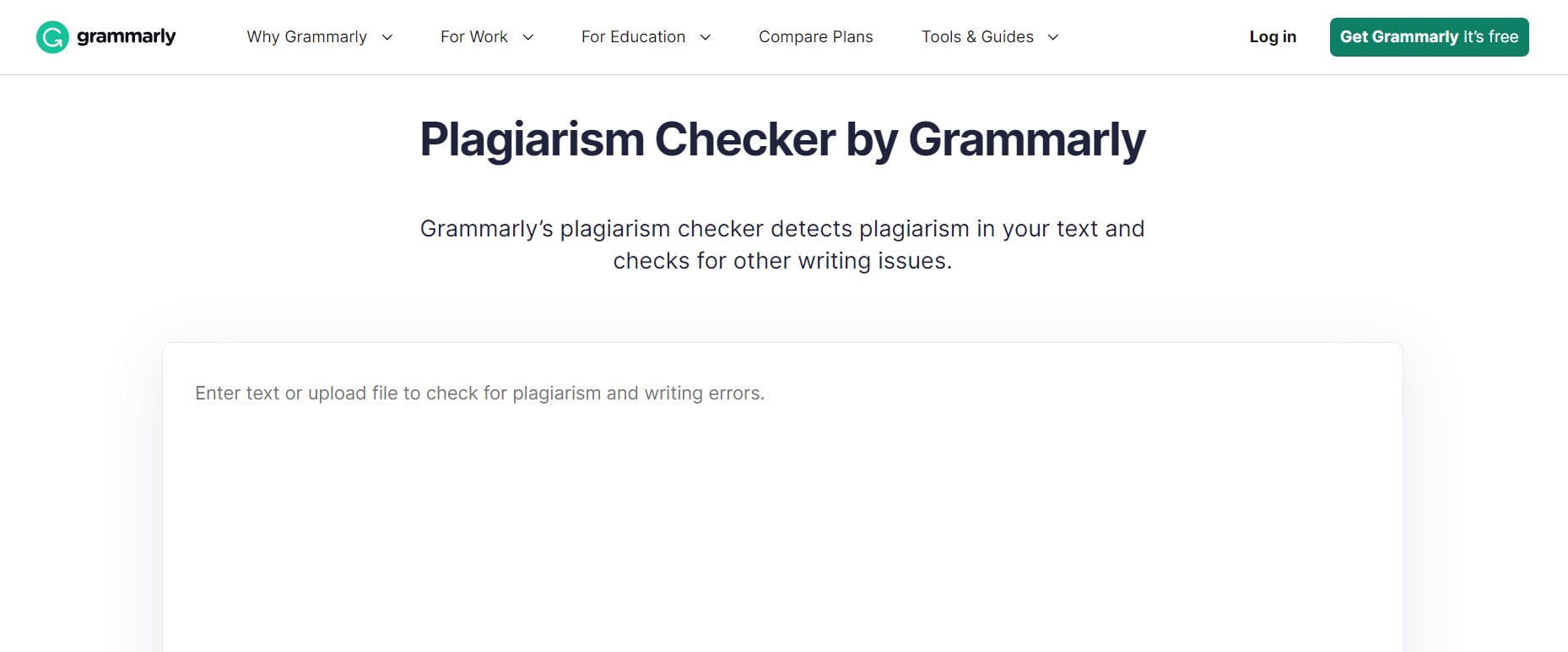 Grammarly Plagiarism