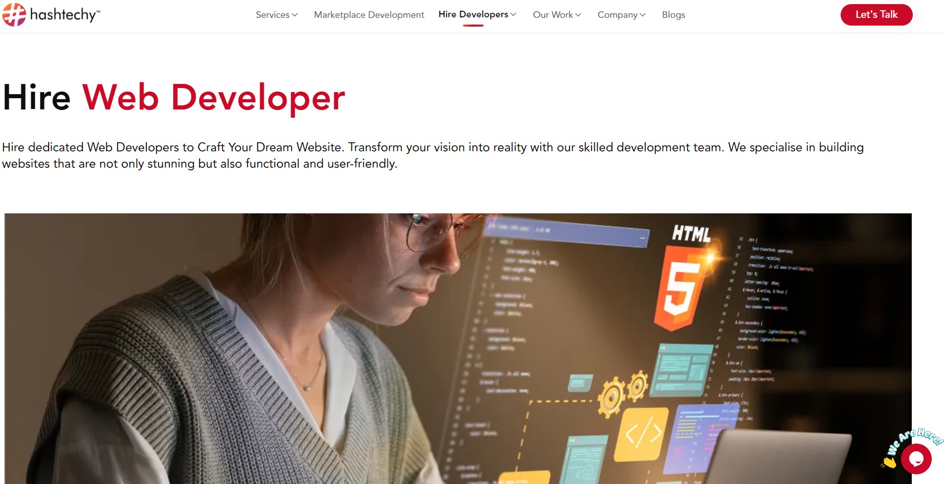 Hire Website Developers for your Website development 